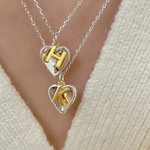 Collares corazón con Inicial 💟