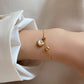 Pulseras con corazon de concha nacar 🤍