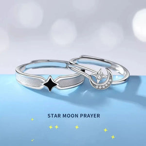 Anillos Estrella y Luna para parejas 🌟🌕