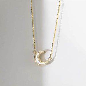 Collar luna concha nácar