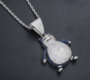 Collar Snorlax diamantado