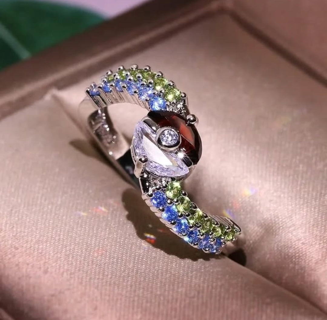 Anillo Compromiso Pokebola