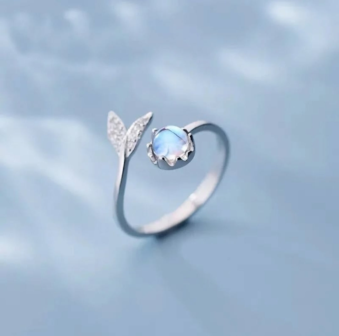 Anillo Sirena Moonstone