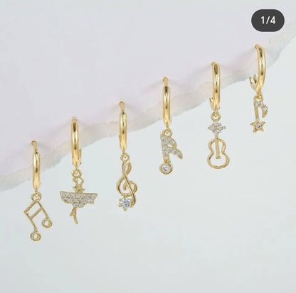 Set aretes Musical