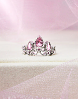 Anillo Corona Rapunzel (plata)