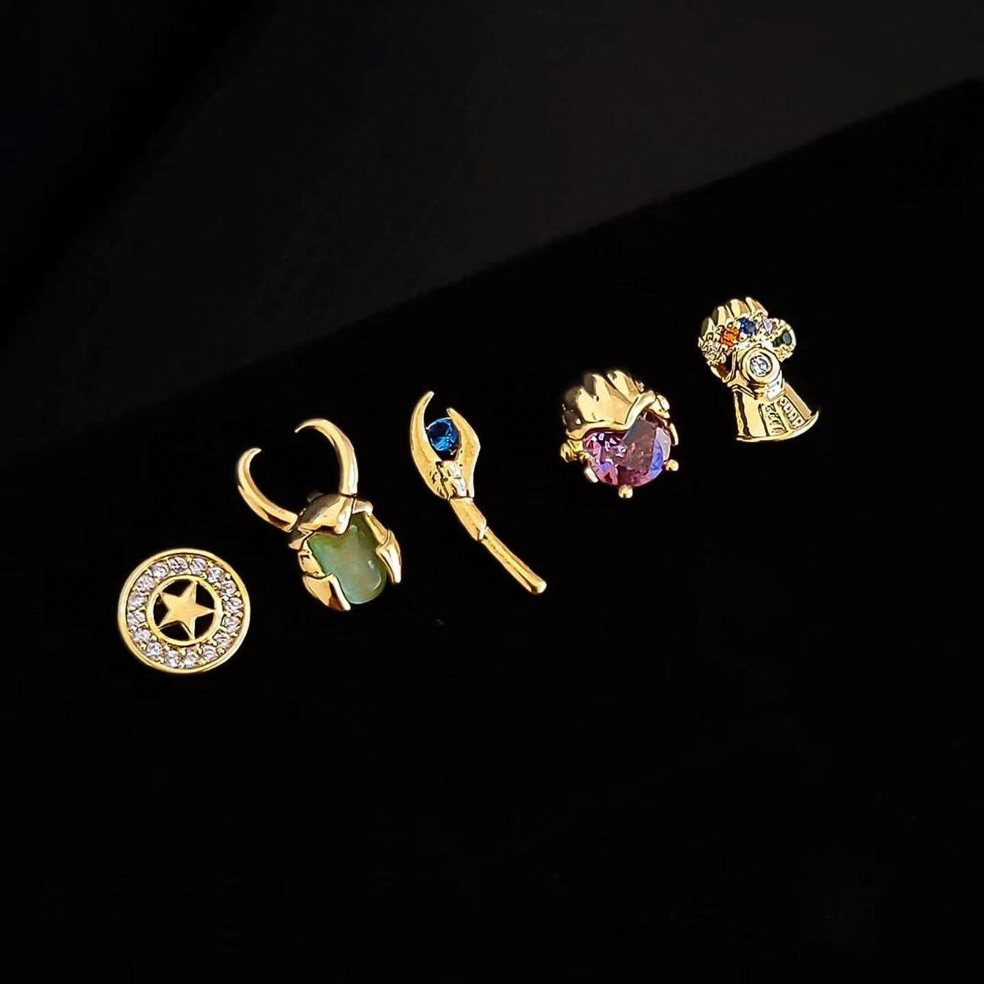 Set aretes marvel 🌌