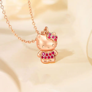 Collar Hello kitty Rosegold