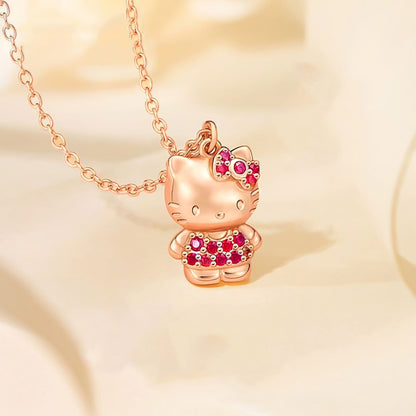 Collar Hello kitty Rosegold