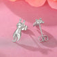 Aretes Gatito colgante