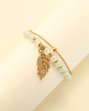 Pulsera Hoja de luna 🍃