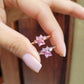 Anillo huellita rosa