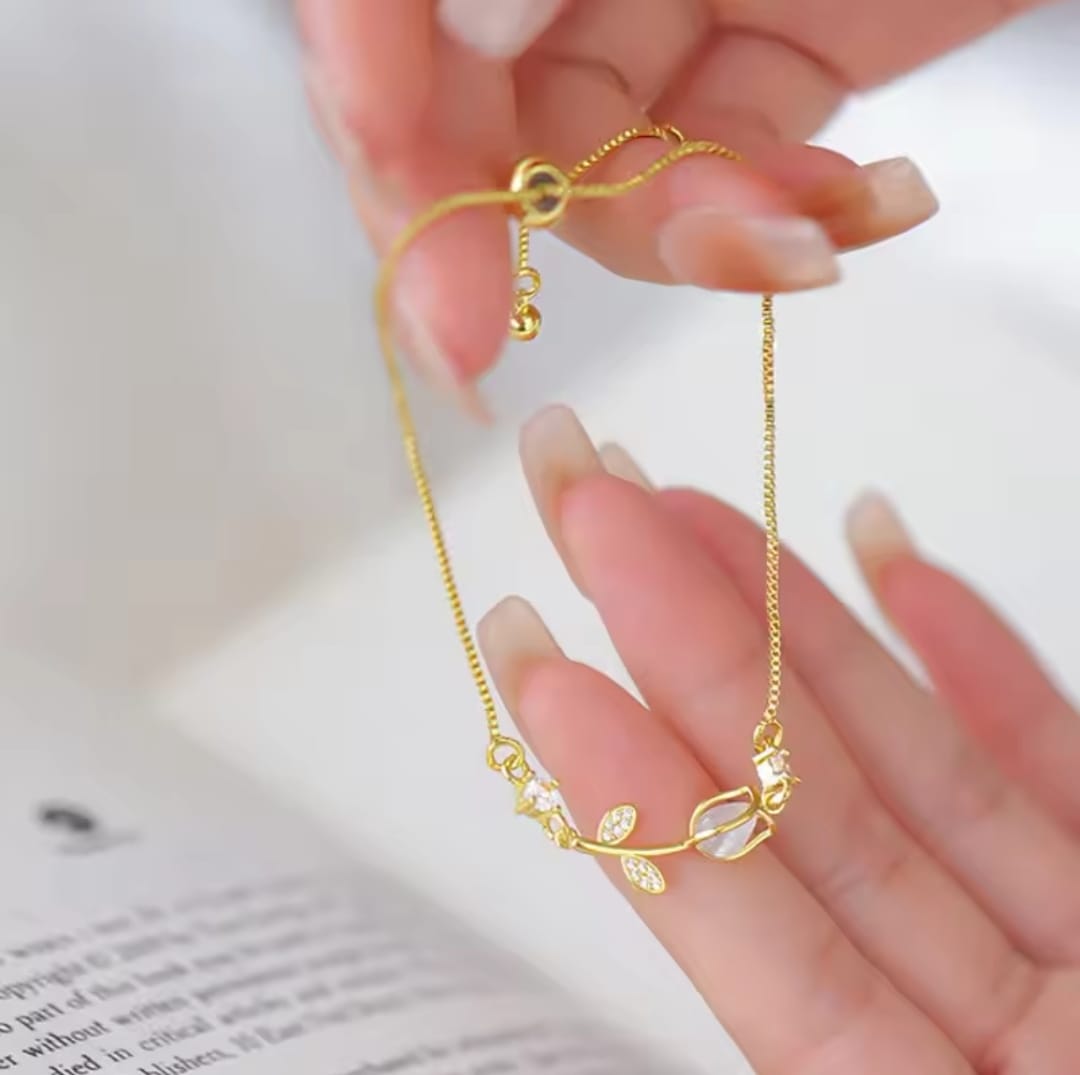 Pulsera Tulipán Ajustable 🌷