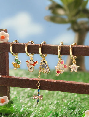 Set aretes winnie pooh
