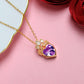 Collar corazón Rapunzel