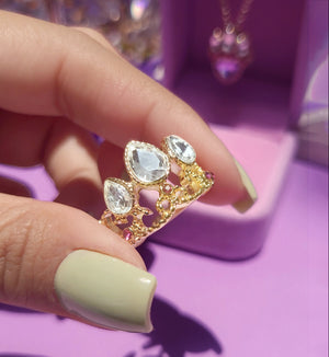 Anillo Corona Rapunzel