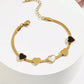Pulsera Corazones B/W