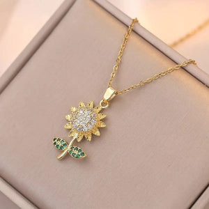 Collar girasol