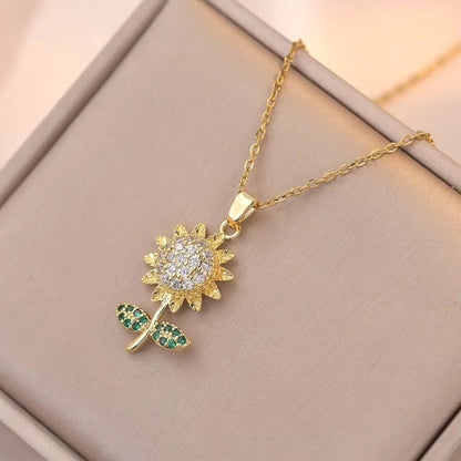 Collar girasol